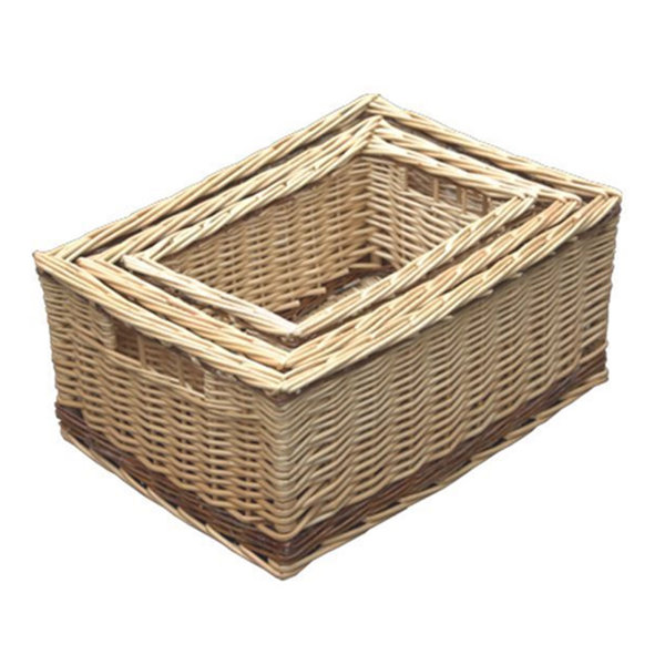 Brambly Cottage 3-tlg. Korb-Set aus Korbgeflecht | Wayfair.de